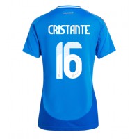 Fotbalové Dres Itálie Bryan Cristante #16 Dámské Domácí ME 2024 Krátký Rukáv